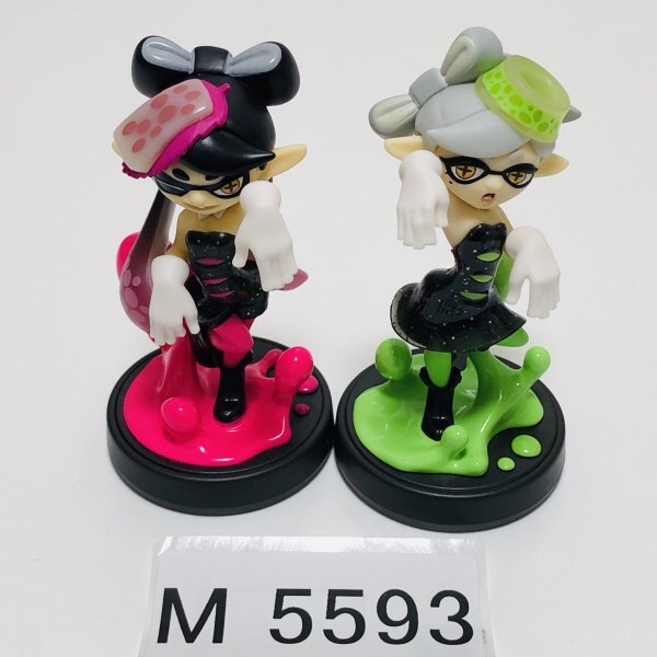 M5593 ●中古 美品 即決●amiibo アオリ ホタル / シオカラーズ セット(アミーボ スプラトゥーン) ●Splatoon / Callie & Marie 2-Pack_画像1