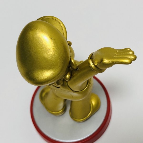 M5640 ●中古 即決●amiibo マリオ ゴールド ver. (アミーボ スーパーマリオ ゴールド バージョン 金) ●Gold Mario Japan ver._画像8