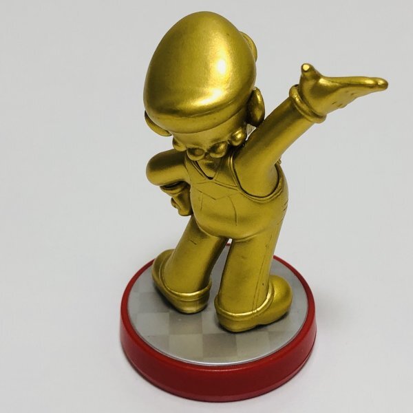 M5640 ●中古 即決●amiibo マリオ ゴールド ver. (アミーボ スーパーマリオ ゴールド バージョン 金) ●Gold Mario Japan ver._画像6