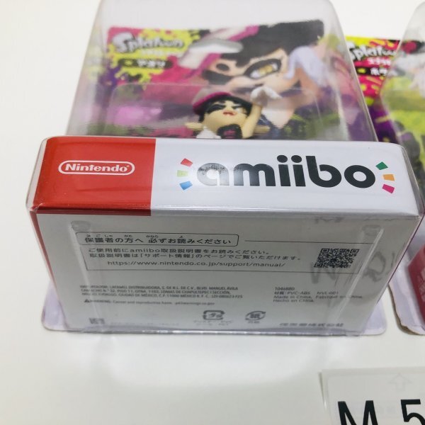 M5708 ●新品 未開封 即決●amiibo アオリ ホタル / シオカラーズ セット(アミーボ スプラトゥーン●Splatoon / Callie & Marie 2-Packの画像3