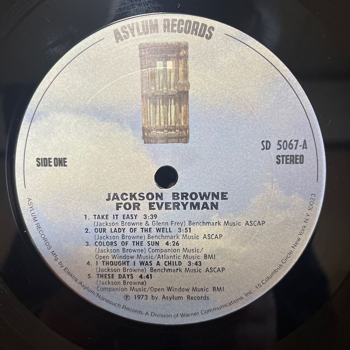 LP For Everyman／Jackson Browne US盤_画像7