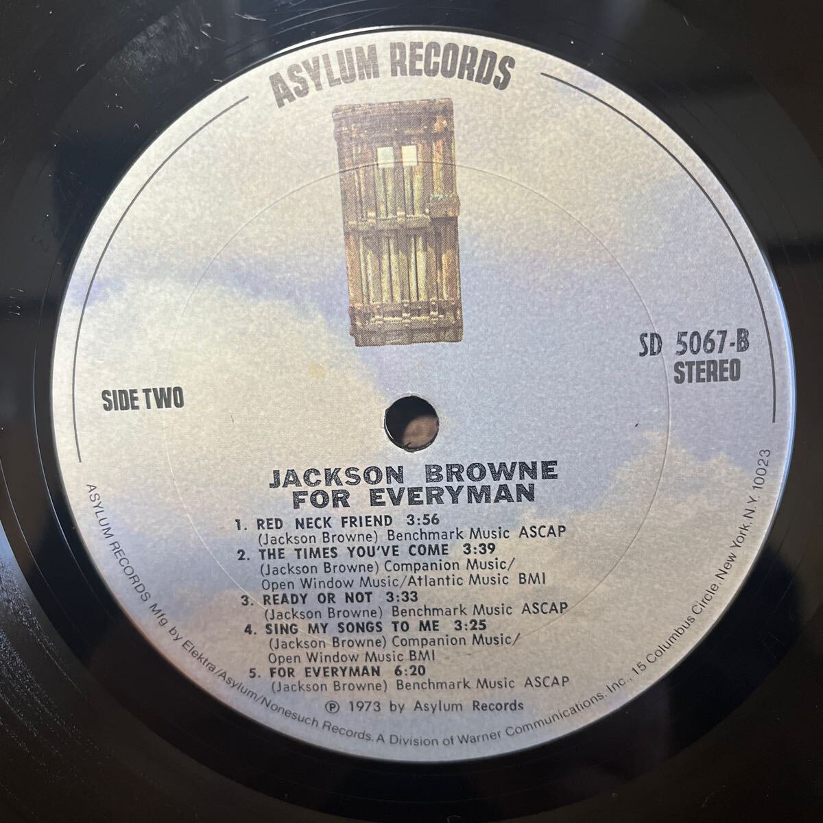 LP For Everyman／Jackson Browne US盤_画像8