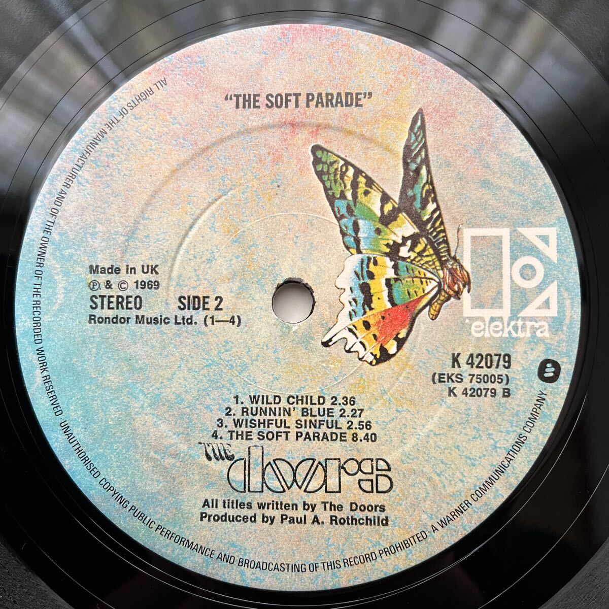 LP The Soft Parade|The Doors UK record 