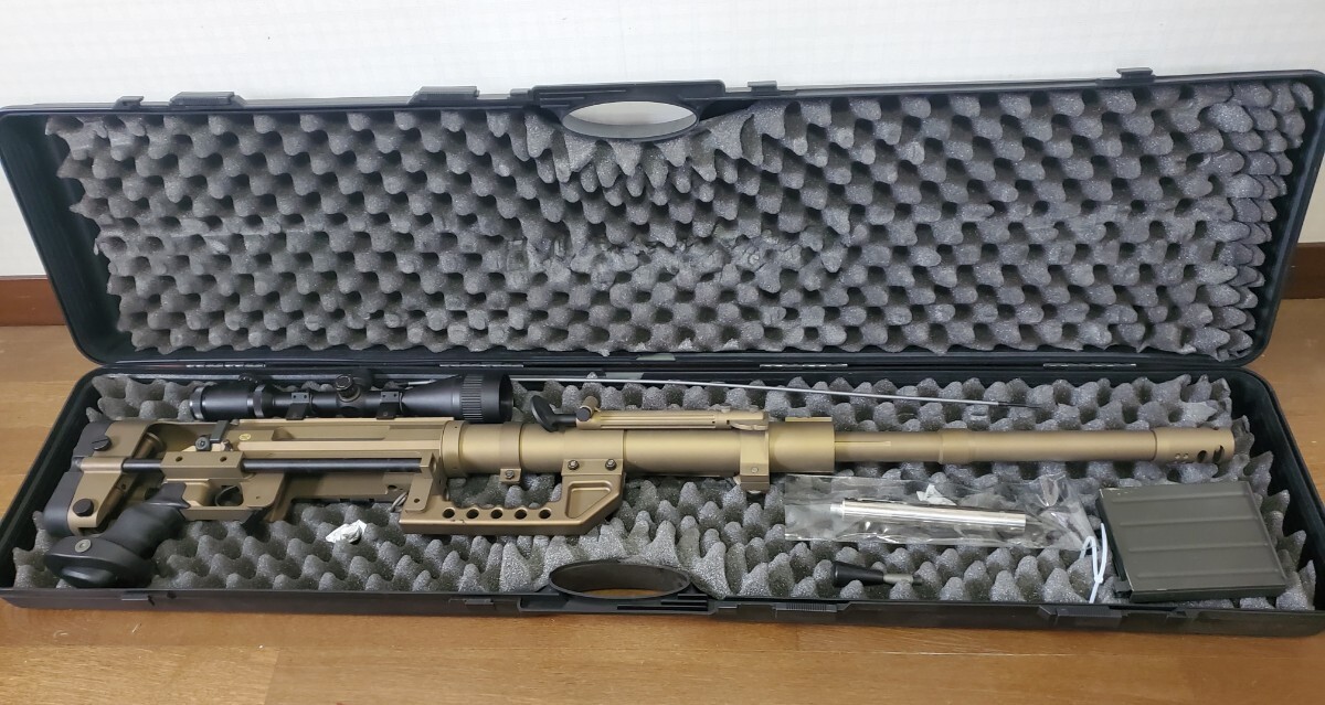  S&T Chey-Tac M200 DE　Tokyo Arms　co2　スコープ ハードケース付き　即決送料無料_画像1