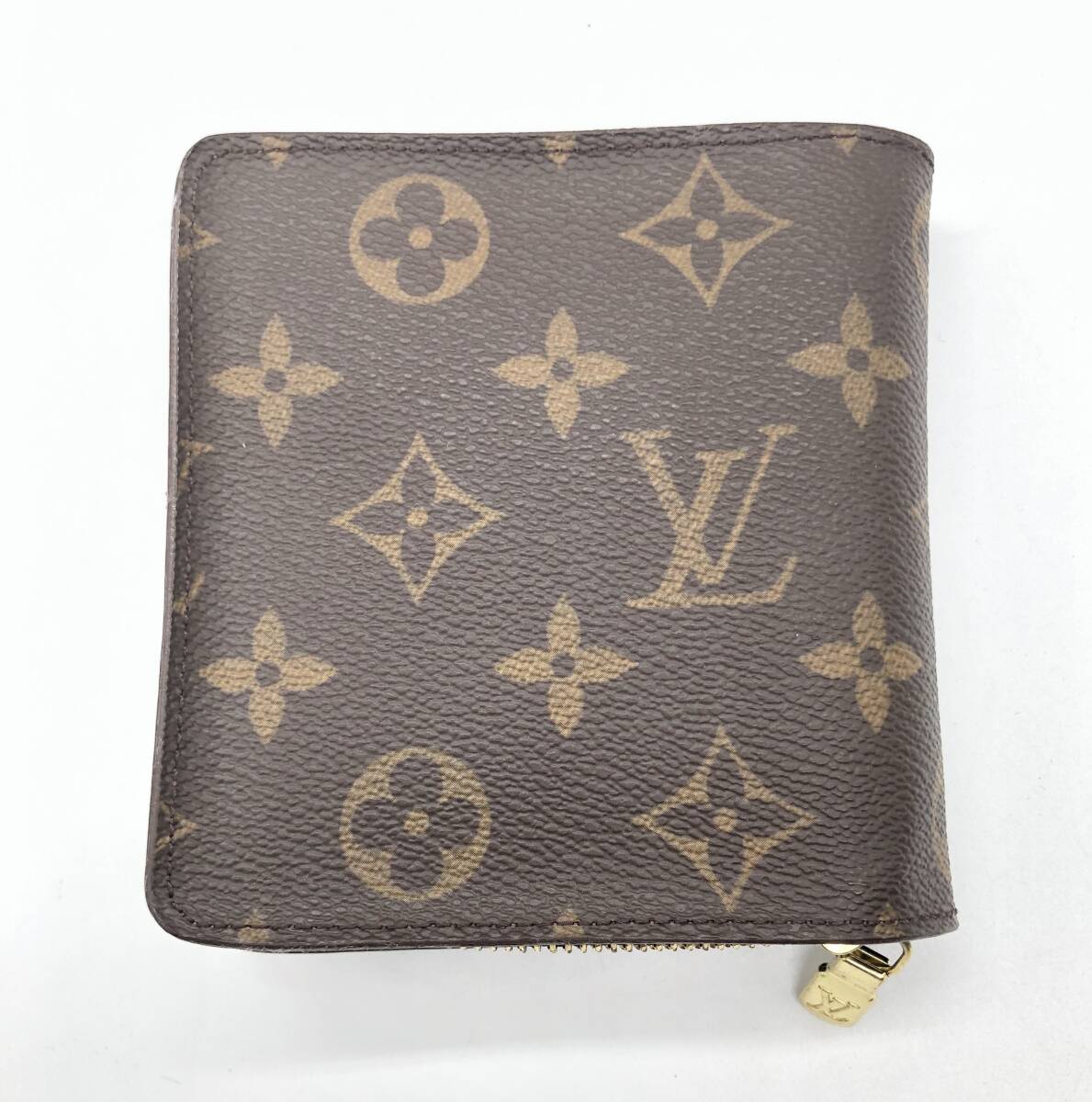 ルイヴィトン LOUIS VUITTON 2つ折り財布 M61667 コンパクト・ジップ モノグラム・キャンバス CA0023 財布 モノグラム_画像2