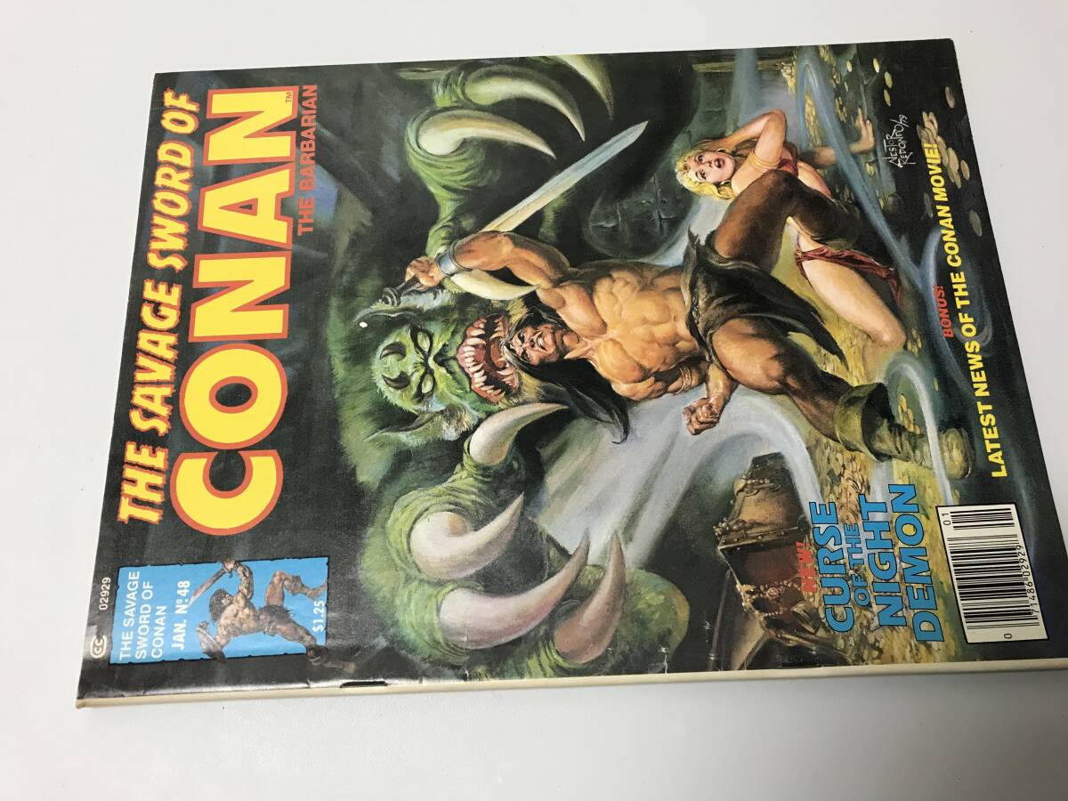 The Savage Sword of Conan the Barbarian 【コナン】(マーベル コミックス) Marvel Comics Vol. 1 No. 48 Jan. 1980年 英語版_画像2