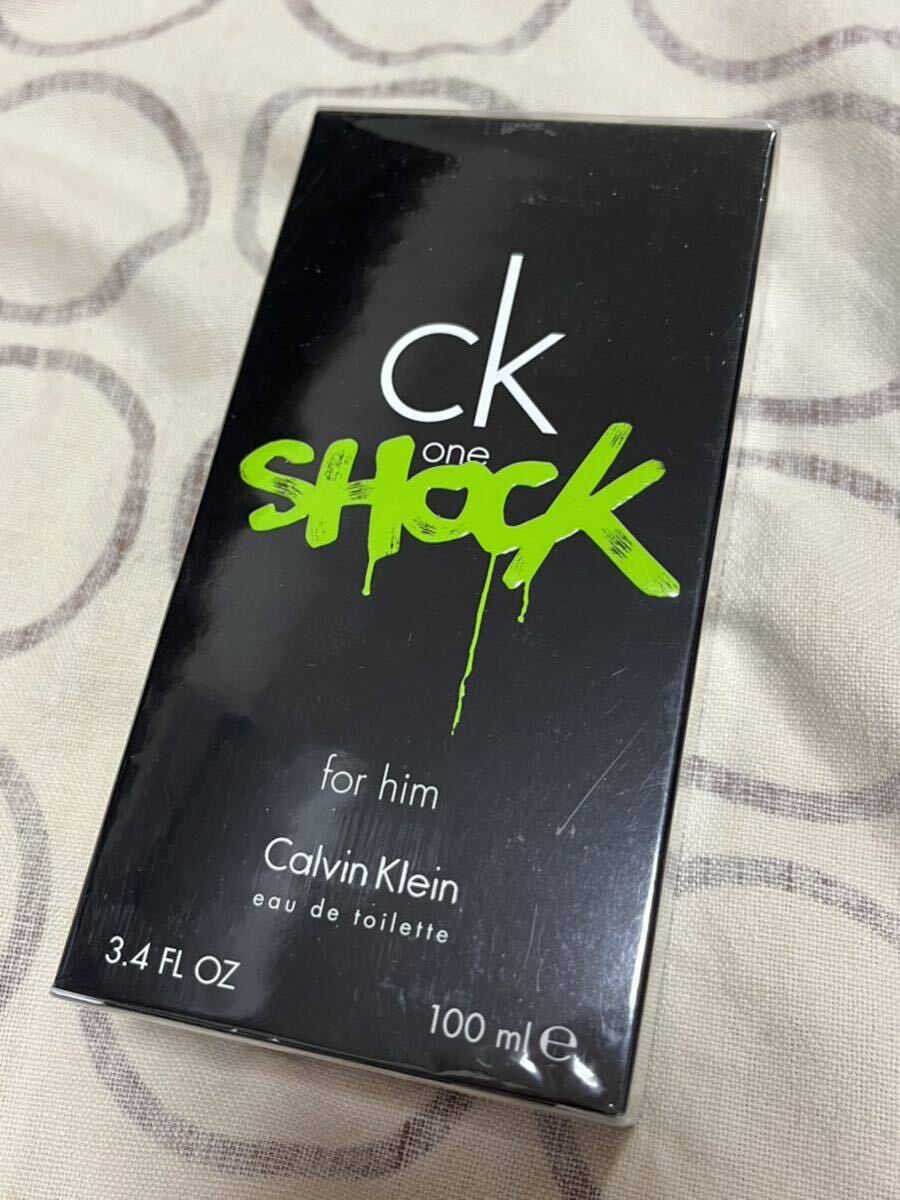 Calvin Klein カルバンクライン CK-One SHOCK 100ml メンズオードトワレ 香水_画像1