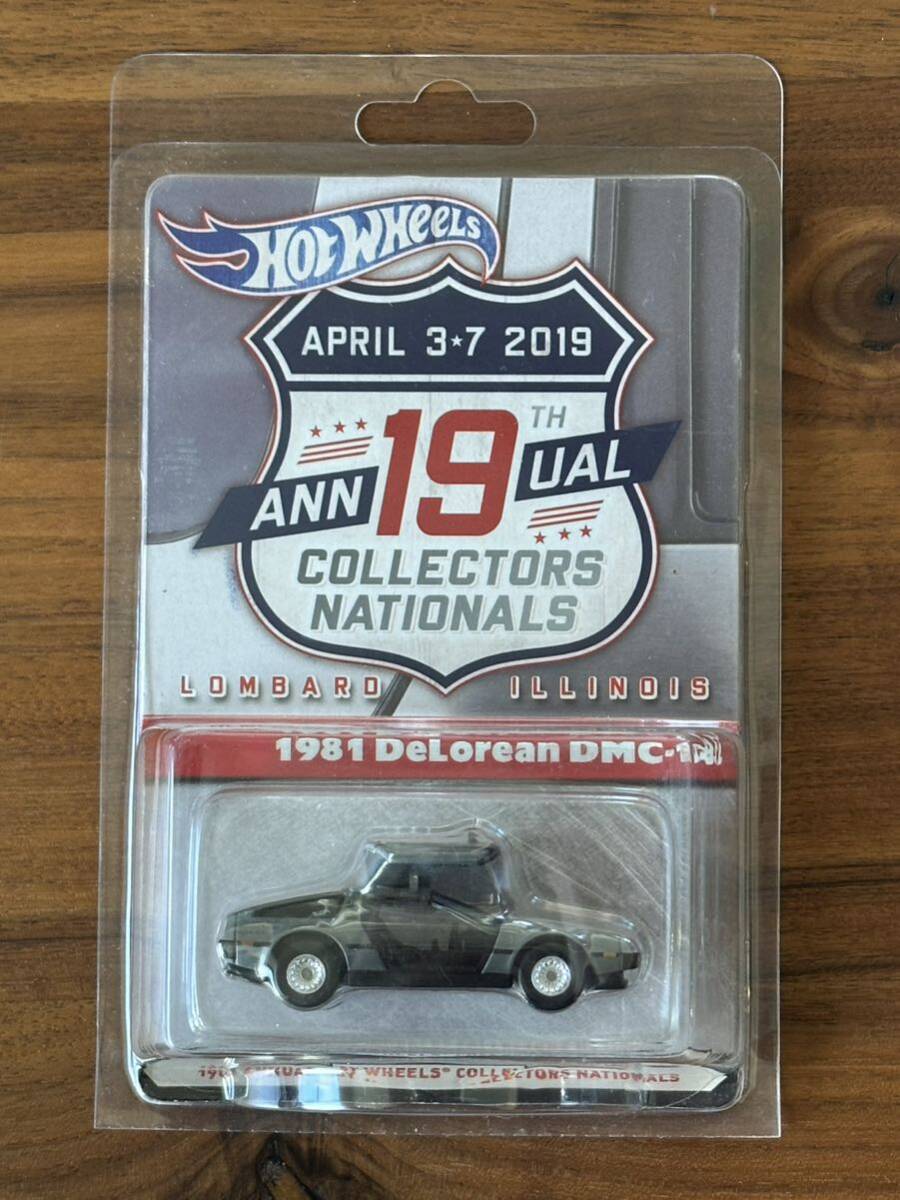 ホットウィール 19TH ANNUAL COLLECTORS NATIONALS 1981 DELOREAN DMC-12 DINNER CAR STICKER デロリアン ディナーカー_画像1