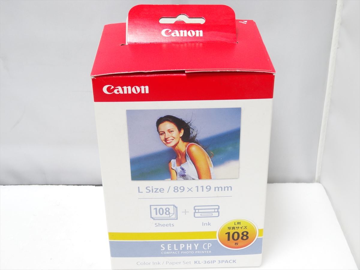 新品 Canon KL-36IP  カラーインクペーパーセット SELPHY 用 キヤノン 製造20090304 送料710円 883の画像1