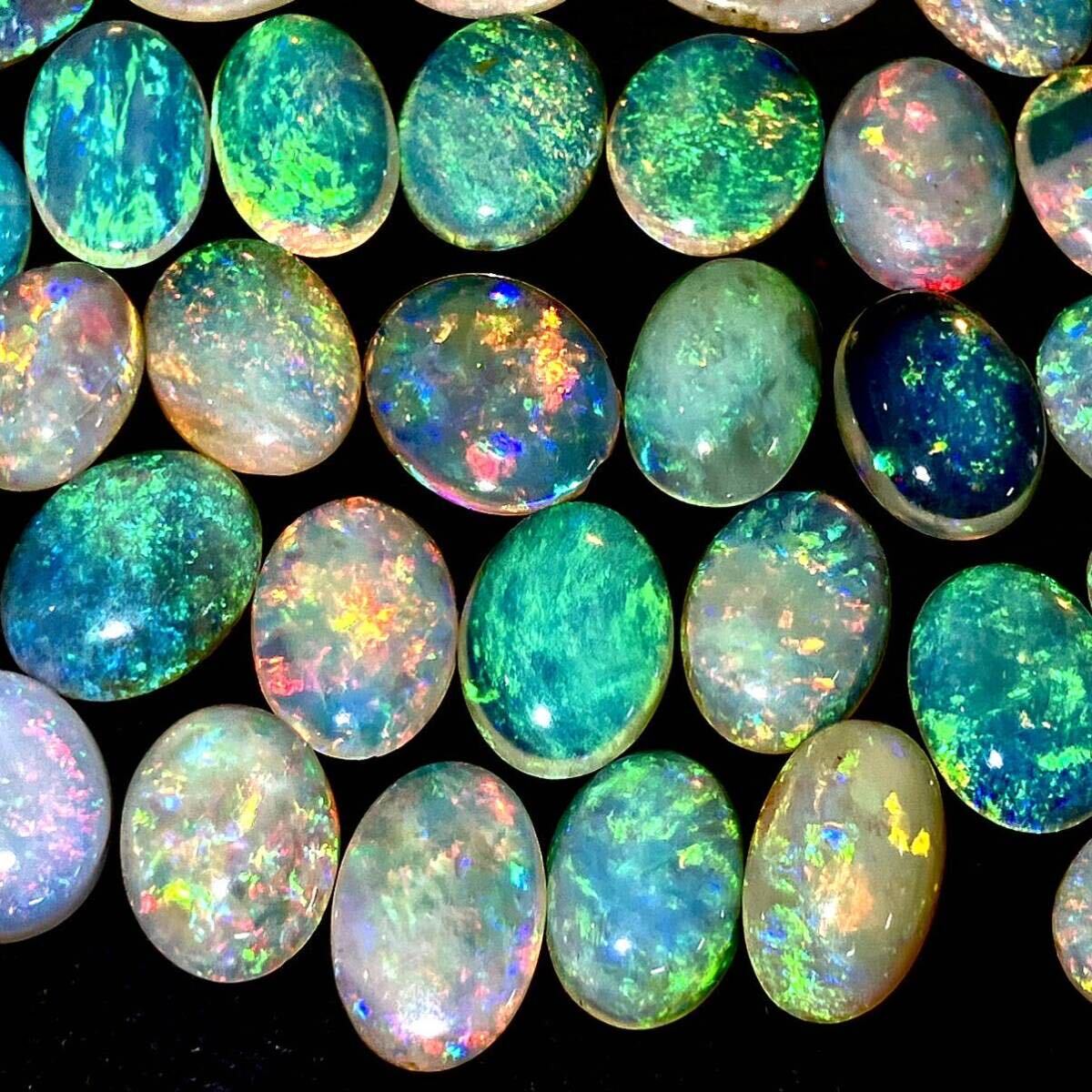 . цвет исключительная эффективность!![ натуральный опал . суммировать 100ct]A разрозненный камни не в изделии драгоценнный камень ювелирные изделия jewelry opal. цвет радуга DG5 ①
