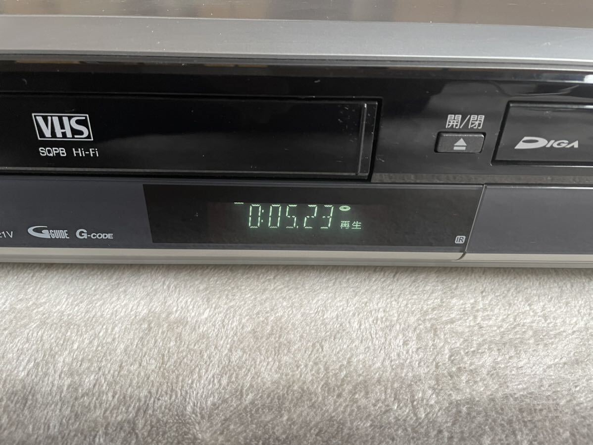 パナソニック VHS/DVDレコーダー DMR-XP21V 中古品_画像2