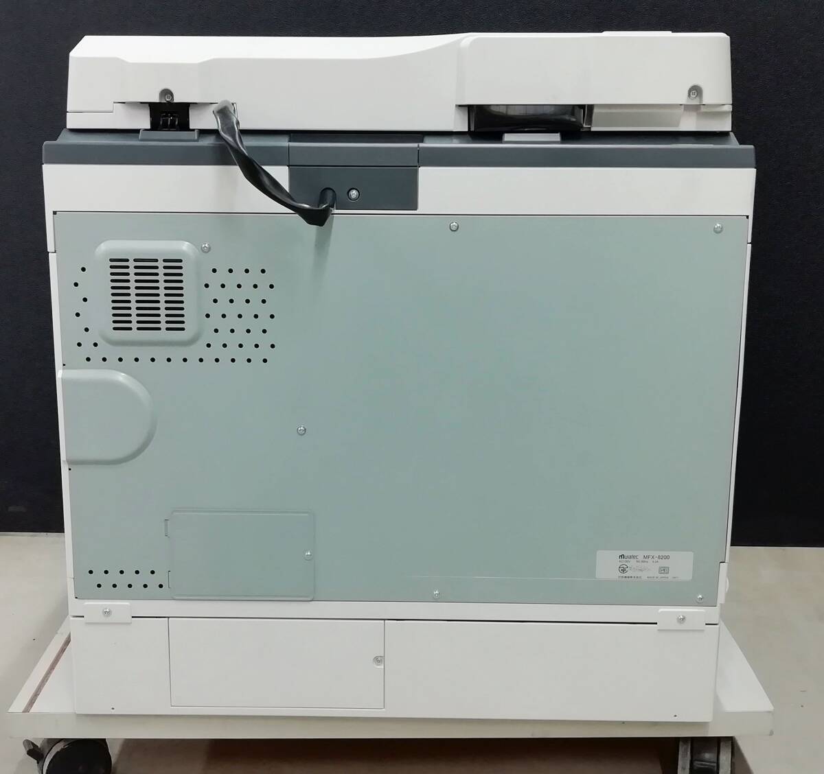 muratec/ムラテック MFX-8200 A3 モノクロ 複合機 コピー/FAX/スキャン/プリンタ 2段給紙 キャスター無 西濃運輸発送【H24032509】_画像6