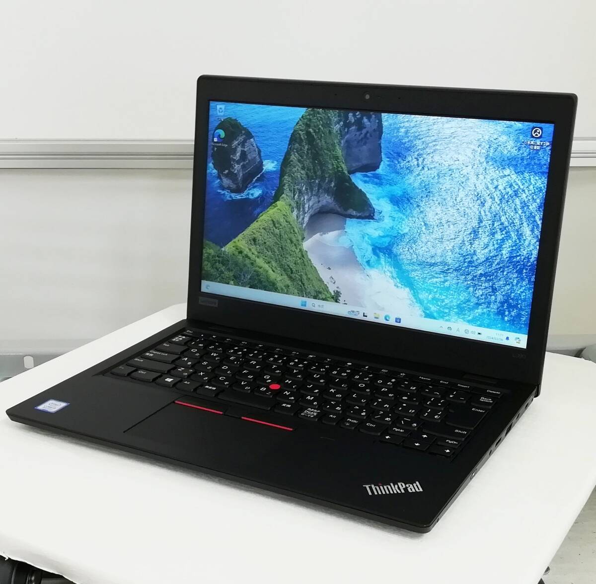 Lenovo ThinkPad L390 Core i3 8145U メモリ16GB 新品SSD M.2 SATA256GB Windows 11 Pro 64bit 即日発送 一週間返品保証【H24030507】_画像1