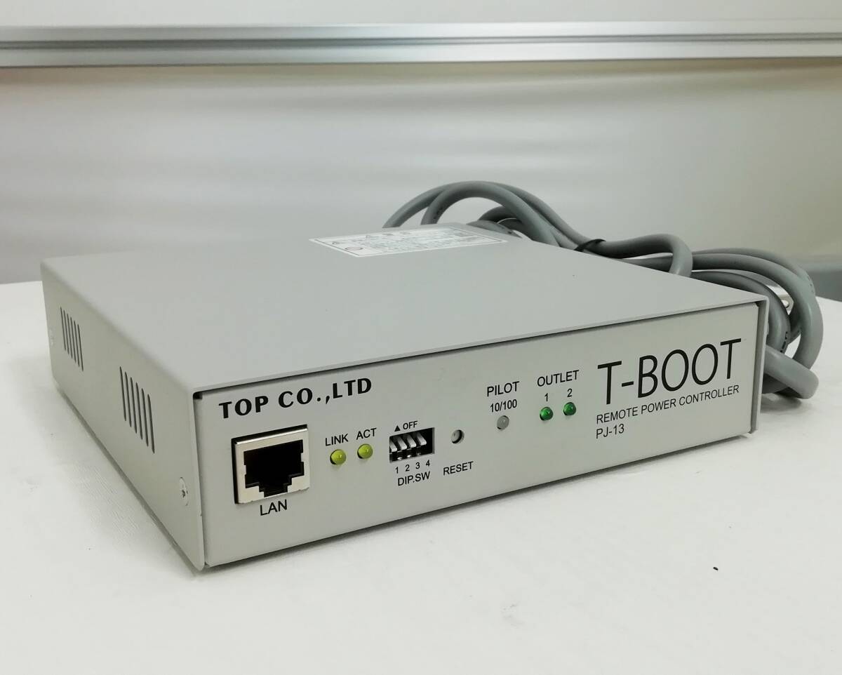 ■TOP 明京電機株式会社 T-BOOT PJ-13 電源制御装置 リモートパワーコントローラー ビジネスホン 即日発送 一週間返品保証【H24032504】_画像1