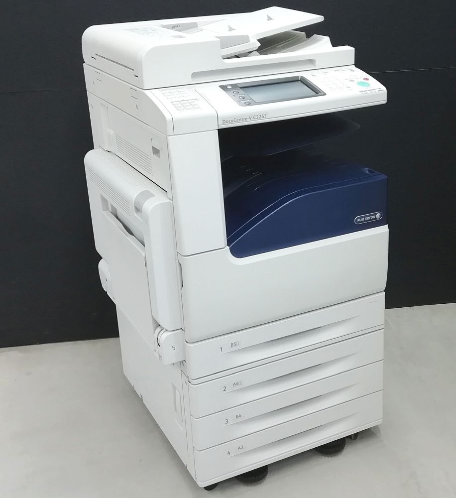 FUJI XEROX ゼロックス A3 カラー コピー機 複合機 DocuCentre-IV C2263 印刷動作OK 西濃運輸発送 代引き不可【H24031220】の画像1