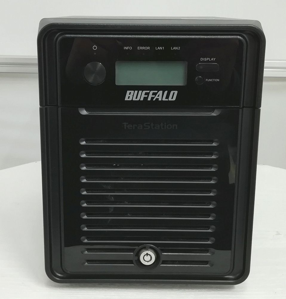 [ Junk ]BUFFALO TeraStation TS3400DN series TS3400DN0404 HDD less key less (. pills ending ) NAS case present condition delivery [H24030418]