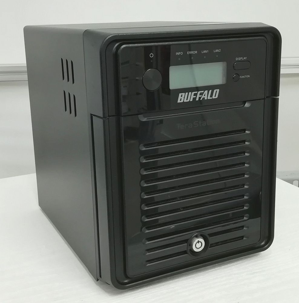 [ Junk ]BUFFALO TeraStation TS3400DN series TS3400DN0404 HDD less key less (. pills ending ) NAS case present condition delivery [H24030418]