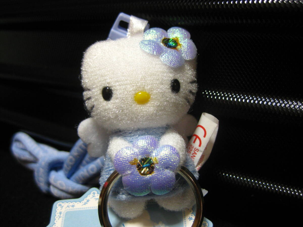 2000年レア 海外限定 ハローキティ Hello Kitty エンジェル キティ 天使 マスコット 付 ストラップ サンリオ タグ付きの画像1