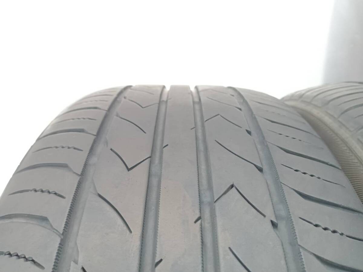 ★6.5-7.5分山★19年製★ トーヨーSD-7 215/45R17　社外ホイール 17×7J +48 5H-100 4本セット BRZ・86・プリウス等　E434_画像10