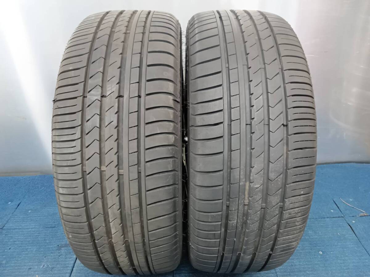 ★8-8.5分山★23年製★ WINRUN R330 245/40R19 Voltec EURO MESH 19×8J +38 5H-114.3 4本セット アルファード・ヴェルファイア等 E556の画像9