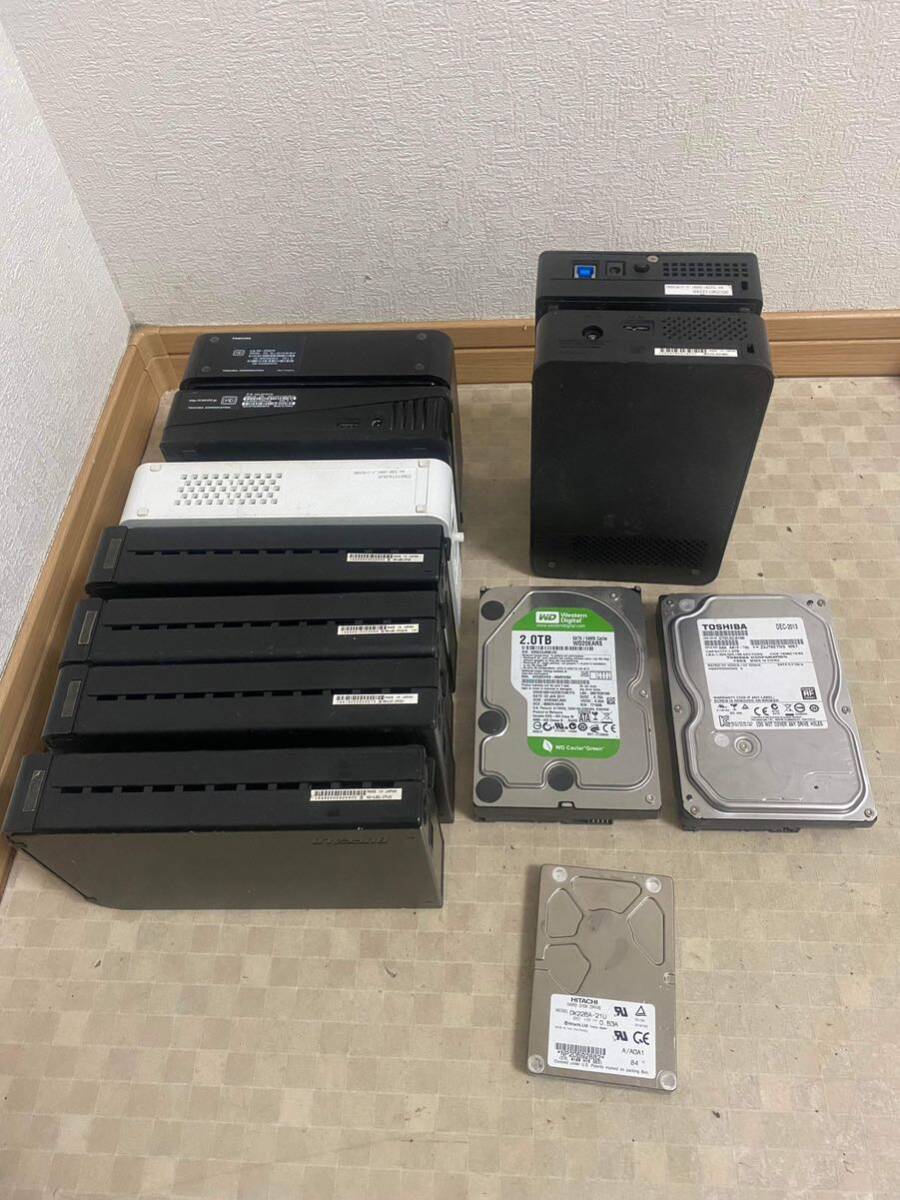 東芝　HD-EH50TK , HD- EF20TK, HD-LB2. OTU2, HD-LB1. OTU2/N , DK226A-21U, …ハードディスクドライブ 12点セットまとめて売る_画像1