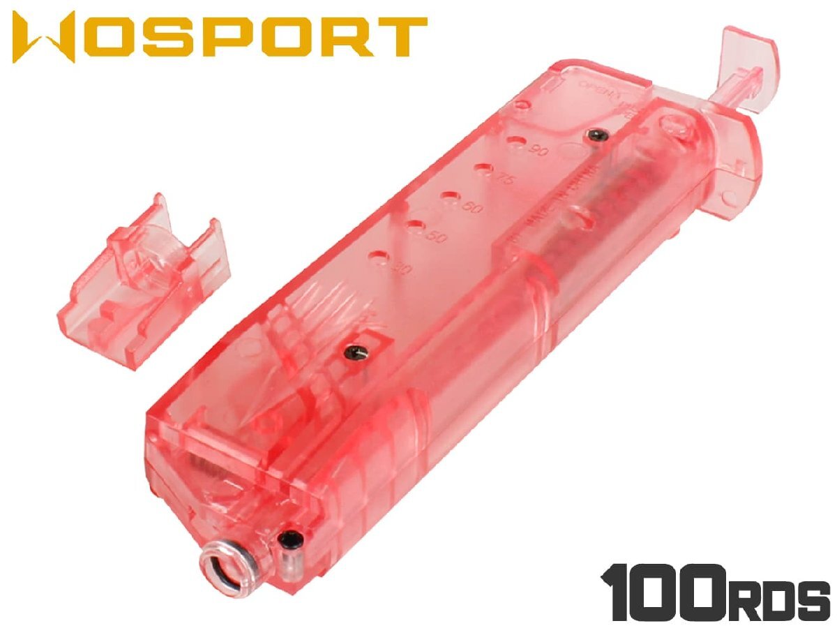 WO-ACC-002P　WoSporT ピストルマガジン型 BBローダー 100Rds_画像1