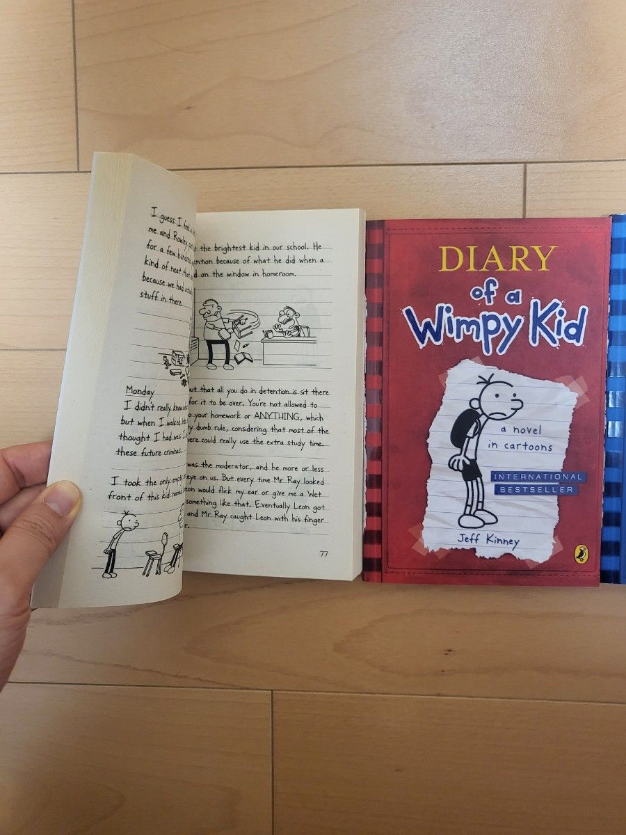  Diary of a Wimpy Kid （洋書：英語版）3冊