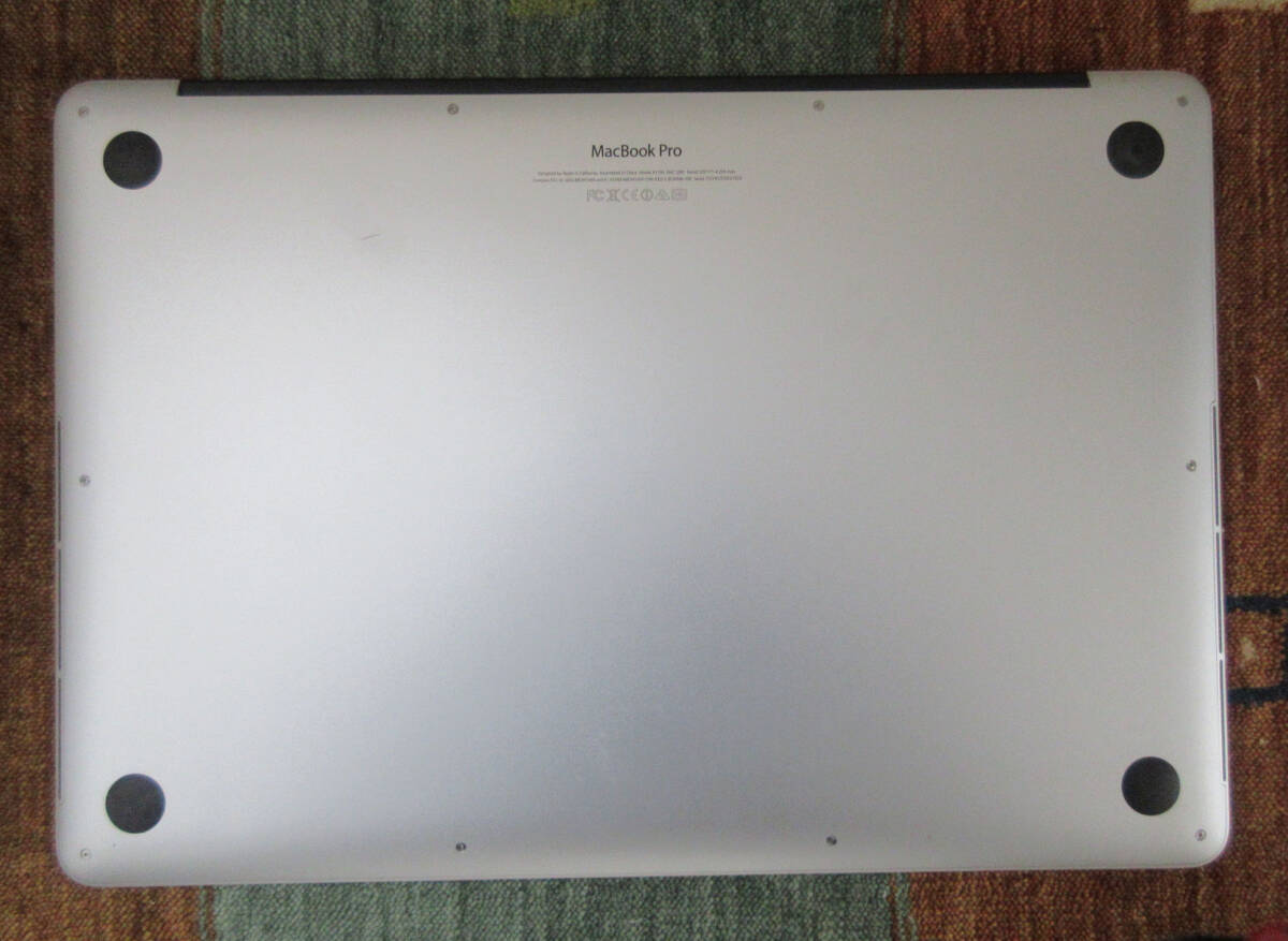 Apple MacBook Pro 11.3 Retina 15inch A1398 Mid 2014 EMC2881 Core i7-4870HQ 2.5GHz/16GB/256GB JIS-key_画像3