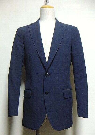 新品同様:VAN BROTHERS(VAN JACKET).縦横ストレッチ シェル ウォッシャブル 2B テーラード ジャケット AB7(180/肩45幅53/アイビー/トラッド_画像1