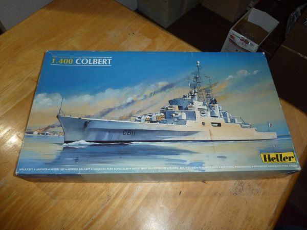 大型キット☆1/400 コルベール フランス海軍 防空巡洋艦 COLBERT エレール Hellerの画像1