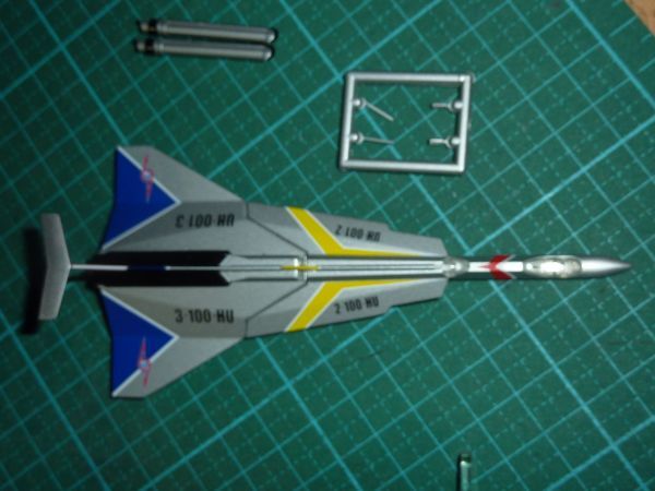 1/350 ウルトラホーク1号　バンダイ　HG メタルメカコレクション 03 ウルトラセブン ウルトラ警備隊　超合金_画像6