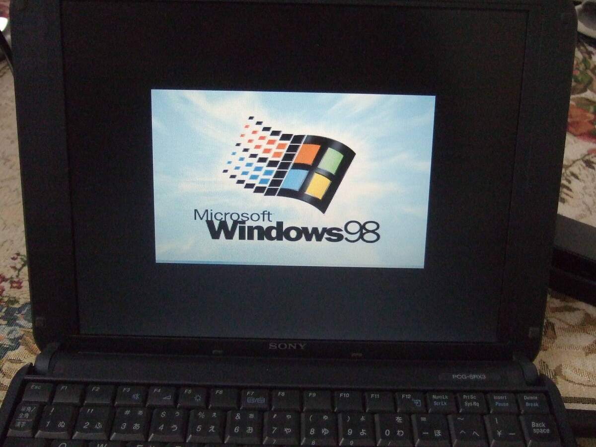 きれい Windows 98 SONY PCG-SRX3 PCG-443Nの画像2