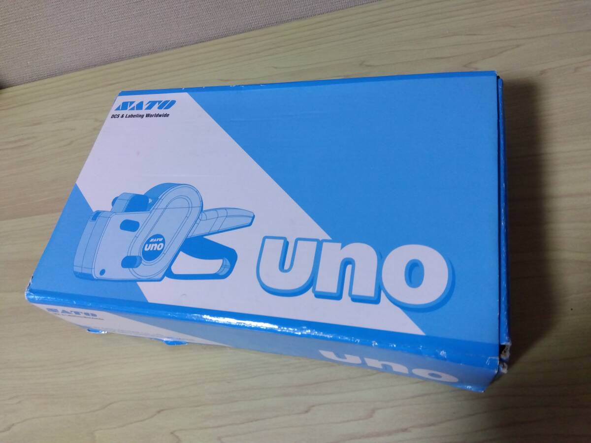 USED　即決\9,800　サトー　SATO ハンドラベラー uno2w 本体 ( ウノ 2段型 ) 　_画像7