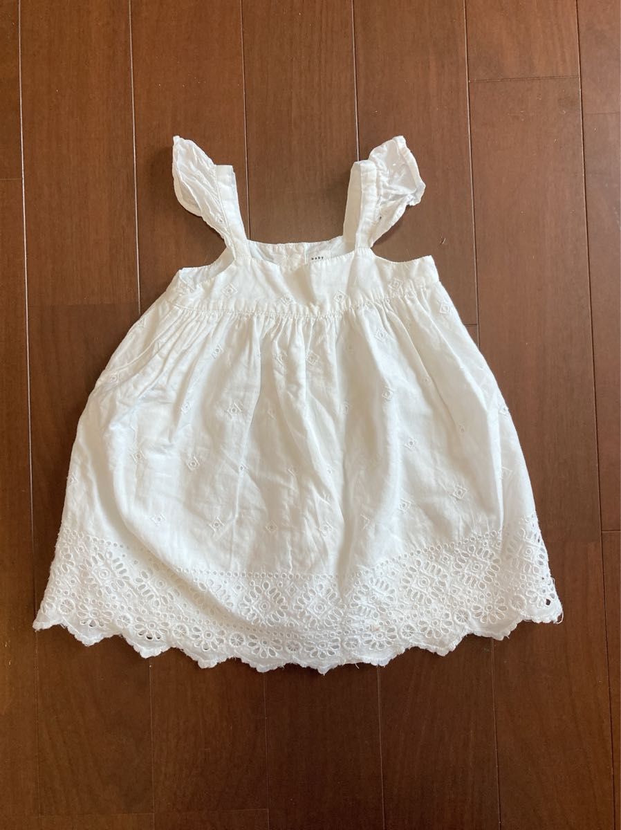 babyGAP  90センチ　チュニック ワンピース カットソー 子供服　レース