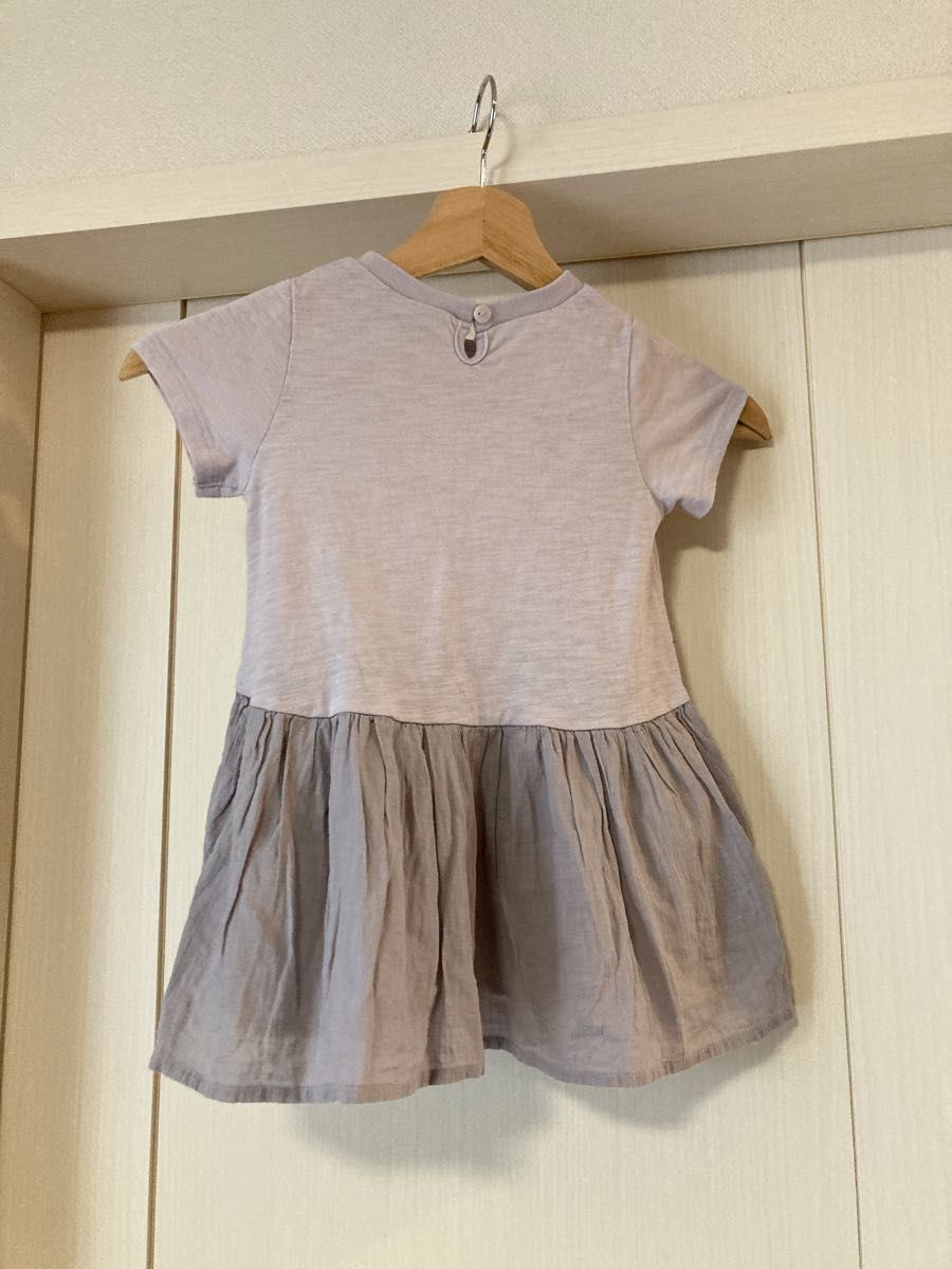 プティマイン　90センチ　女の子 チュニック 半袖Tシャツ こども服 子供服 トップス カットソー 半袖 Tシャツ