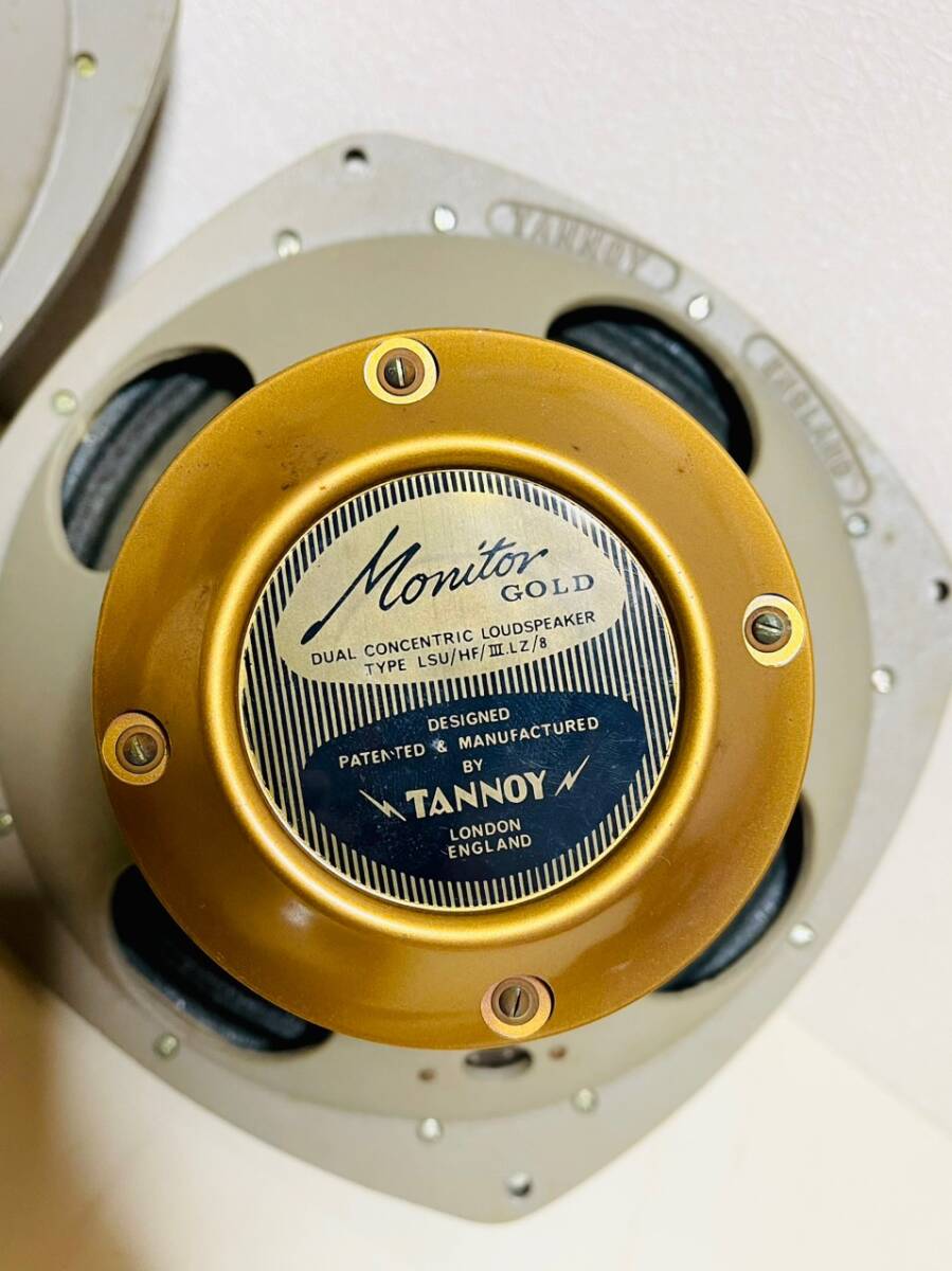 TANNOY Monitor Gold LSU/HF/3LZ/8 タンノイ スピーカー ユニット ペア。_画像6