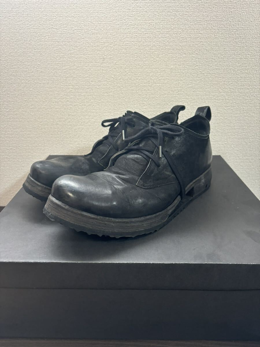 BORIS BIDJAN SABERI / WASHED & HAND-TREATED SHOE1-SIN (BLACK)の画像1