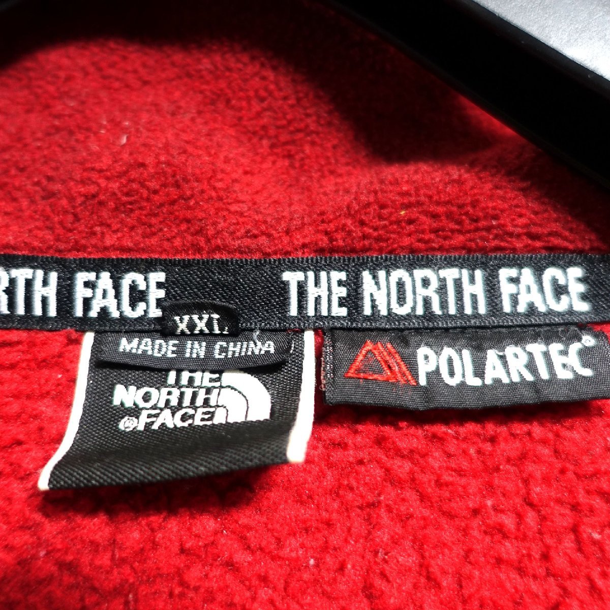 THE NORTH FACE ノースフェイス フリース ジャケット メンズ XXLサイズ 正規品 レッド A4758_画像6