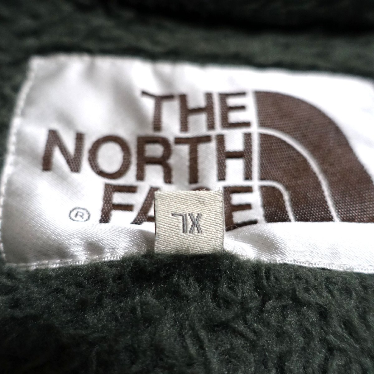 THE NORTH FACE ノースフェイス ボア ジャケット メンズ XLサイズ 正規品 グリーン オリーブ A4822_画像5