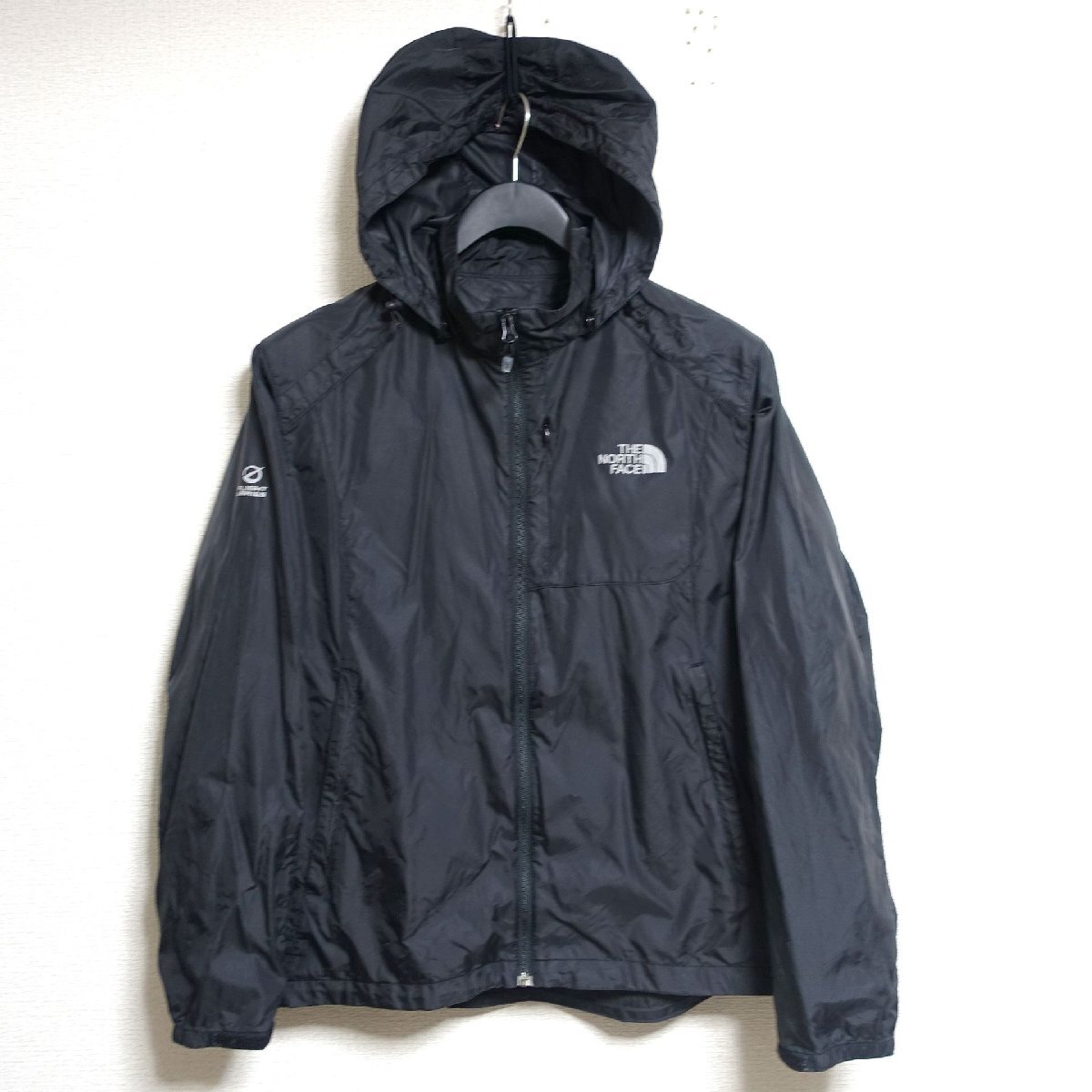 THE NORTH FACE ノースフェイス フライトシリーズ 薄手 マウンテンパーカー メンズ Lサイズ 正規品 ブラック A4919_画像1