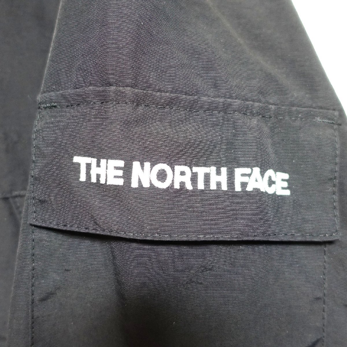 THE NORTH FACE ノースフェイス 腕ロゴ マウンテンパーカー メンズ XXLサイズ 正規品 ブラック A4921_画像5