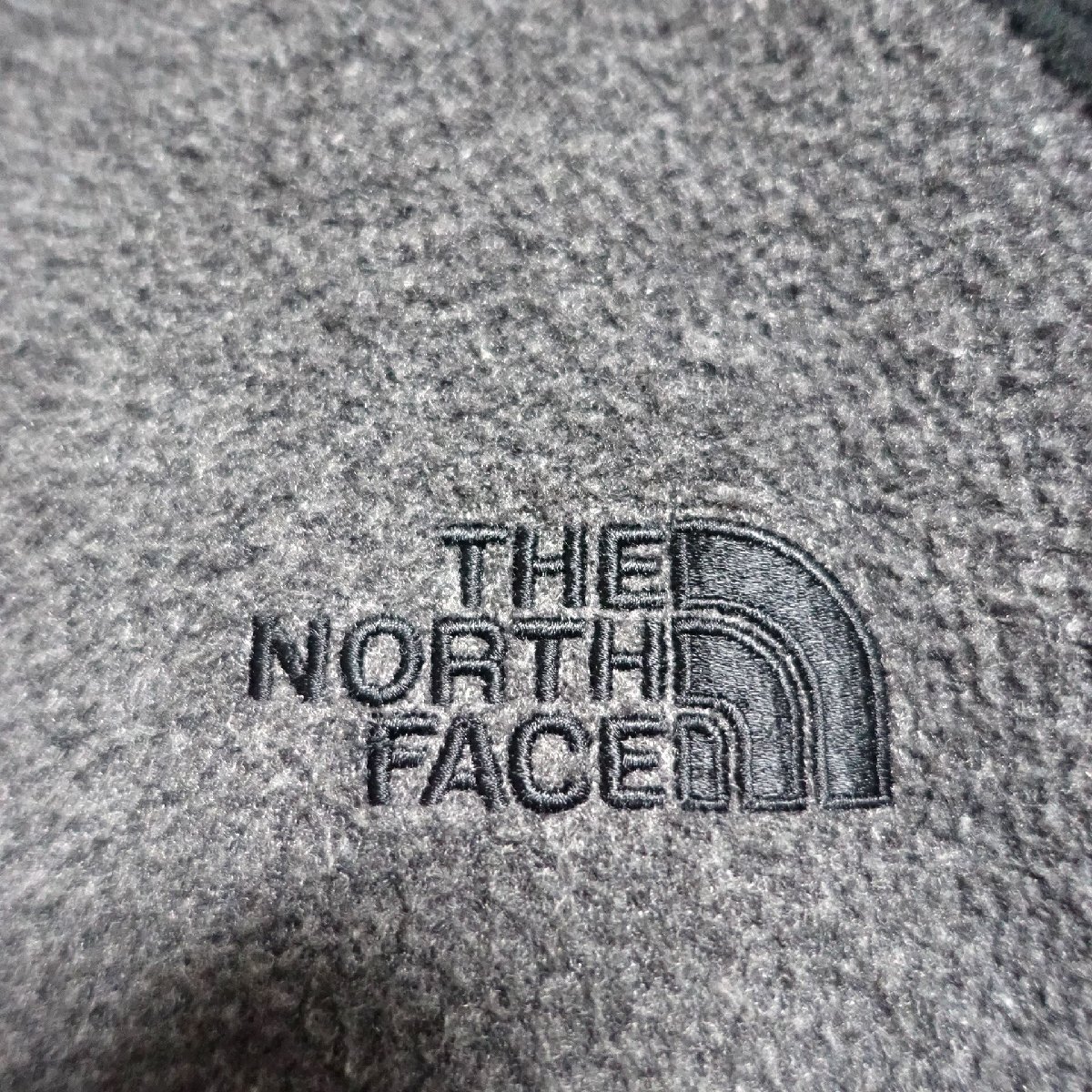 THE NORTH FACE ノースフェイス フリース ジャケット メンズ Mサイズ 正規品 ブラック グレー A4959の画像4