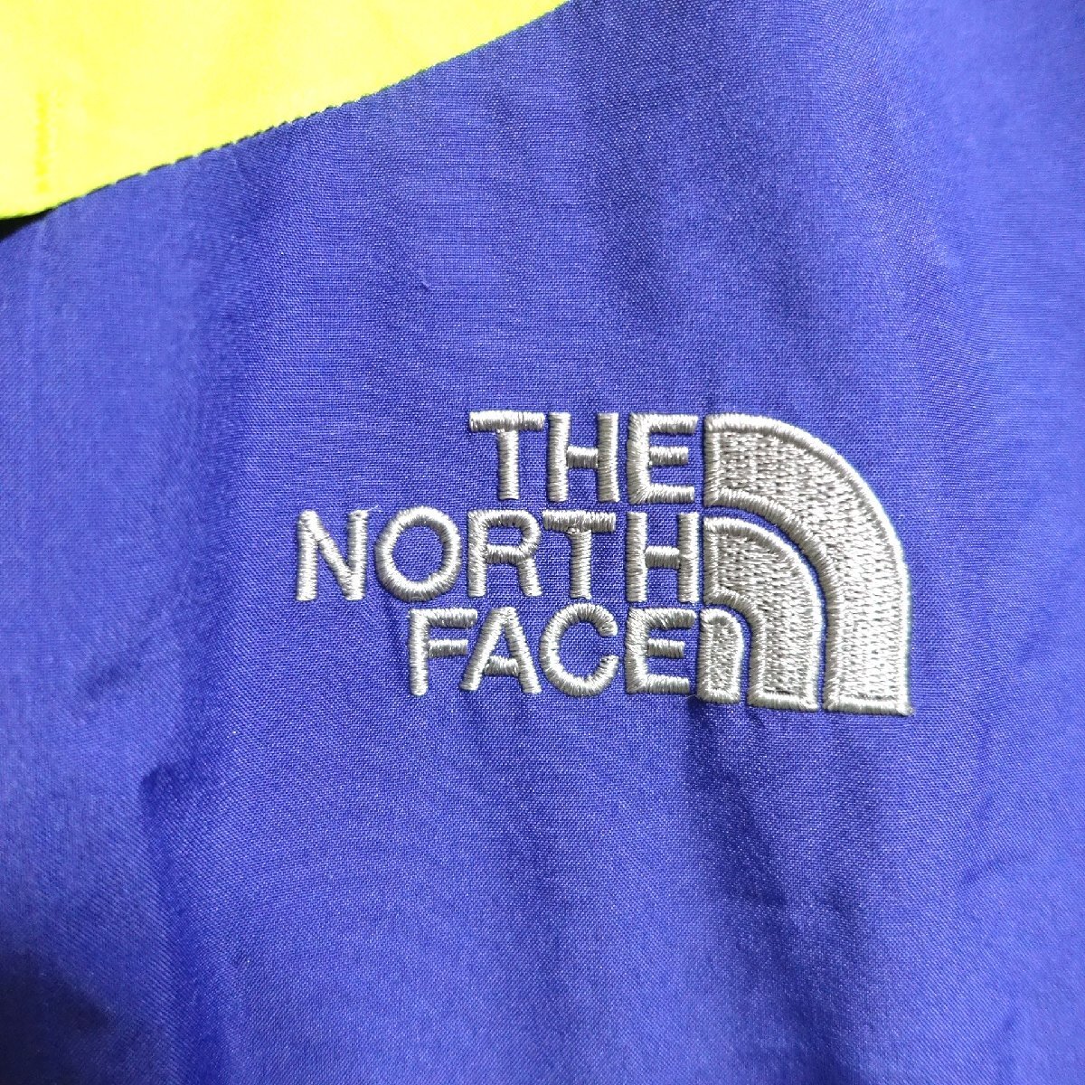 THE NORTH FACE ノースフェイス ゴアテックス GORE-TEX マウンテンジャケット メンズ Mサイズ 正規品 イエロー グリーン A4974の画像4