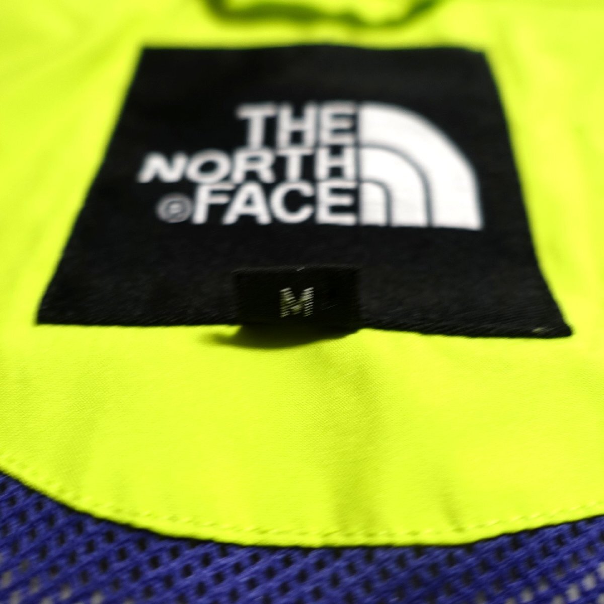 THE NORTH FACE ノースフェイス ゴアテックス GORE-TEX マウンテンジャケット メンズ Mサイズ 正規品 イエロー グリーン A4974の画像6