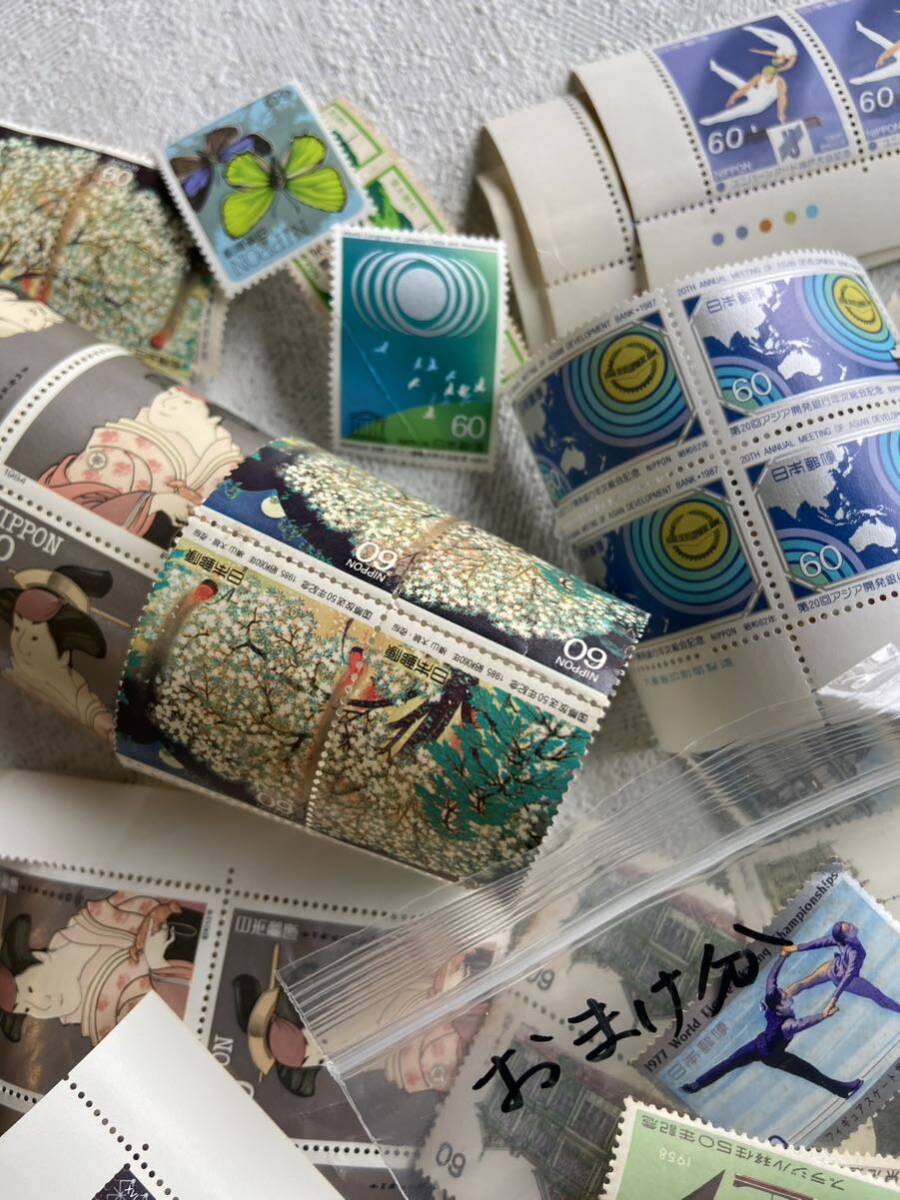 日本の古い郵便切手 60円 250枚まとめ 額面15,000円の画像2