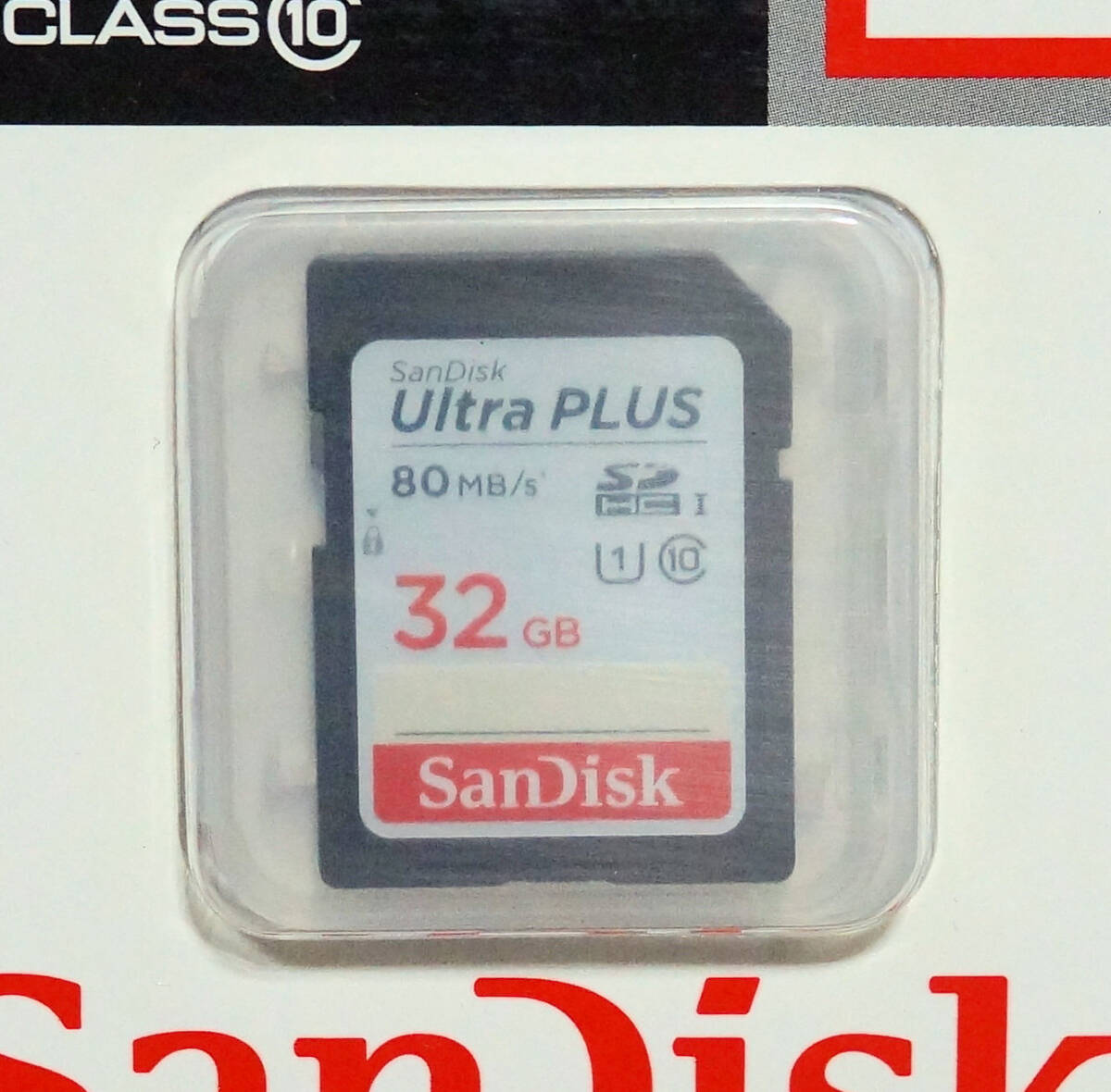 【未開封】サンディスク SanDisc Ultra PLUS SDHC UHS-1 32GB 80MB/秒 CLASS10 SDカード_画像2