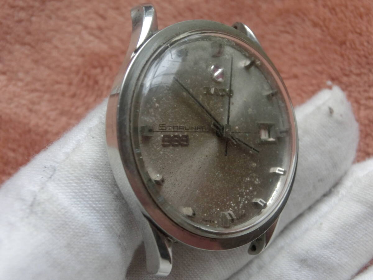 ●希少もジャンク部品どりに・②RADO ラドー・STARLINER 999/スターライナー デイト●1970年代/自動巻き★ヴィンテージ・アンティーク_画像6