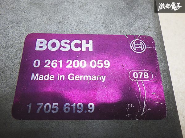 BMW 純正 E28 535 エンジンコンピューター ECU CPU BOSCH 0 261 200 059 訳有品 在庫有 即納 棚22-4_画像2