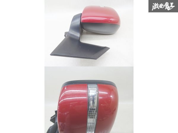 [ actual work remove ] Suzuki original MH34S MH44S Wagon R stingray door mirror right right side turn signal 8P ZLB Phoenix red pearl shelves 13-1