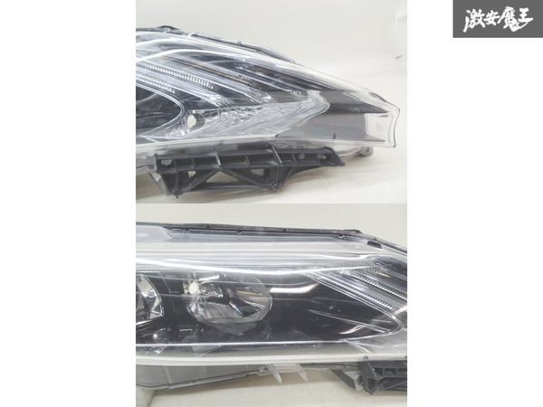 トヨタ 純正 ZSU60 60 ハリアー 前期 LED ヘッドライト ヘッドランプ 右 右側 運転席側 KOITO 48-147 LED点灯OK 訳有品 棚14-3_画像2